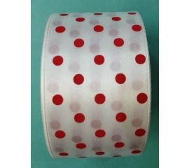 Лента атласная 5.0 см с рисунком