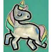 Термоаппликация, термонашивка Единорог радужный 11 см Арт.27.1223