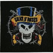 Термоаппликация, термонашивка Gans and Roses 7 см Арт 50.1223