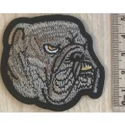 Термоаппликация Бульдог злой 5 см Арт 50.1223