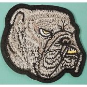 Термоаппликация Бульдог злой 7 см Арт 50.1223