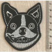 Термоаппликация Бульдог 7.5 см Арт 27.1223