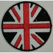 Термоаппликация, термонаклейка флаг Британии  7 см Арт 50.1223