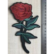 Термоаппликация, термонашивка Роза 17 см Арт 80.1223
