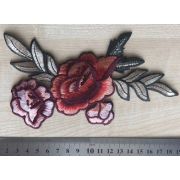 Термоаппликация, термонашивка Розы 19.0 см Арт 100.1223