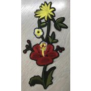 Термоаппликация, термонашивка Цветы 25 см Арт 130.1223