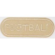 Термоаппликация, термонашивка Футбол 9.5*3.5 см Арт 27.052268