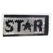 Термоаппликация, термонашивка с пайетками Star 5*11 см 32.012460(З.Р.)