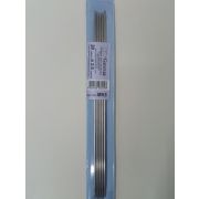 Спицы для вязания 5-ти комплектные  Гамма MK5 металл  d 2.0 и 2.5 20 cм Арт 110.012549(10)