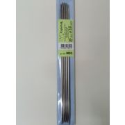 Спицы для вязания 5-ти комплектные  Гамма MK5 металл d 3.0 20 cм Арт 115.012551(10)