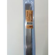 Спицы для вязания 5-комплектные  Гамма MK5  металл d 4.5 20 cм Арт 142.112352(10)