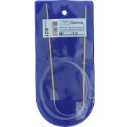 Спицы круговые бамбук GAMMA BC1 диаметр 2.0-3.5 80 см  Арт 90.102341(10)