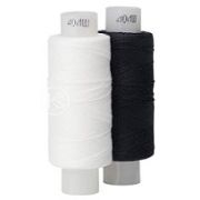 Нитки 40 ЛШ 200 метров черные и белые Арт 12.102454(Св 14)