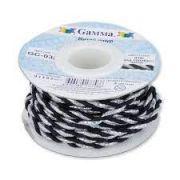 Шнур витой 3,0 мм под серебро 9,1 м Арт 042236