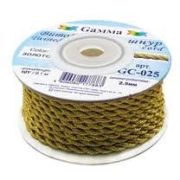Шнур витой 2,5 мм металлизированный GC-025 9,1 м Арт 230.012437(5)