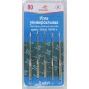 Иглы для швейной машинки Арти универсальные №№ 70, 80, ассорти 5 шт Арт 117.122351