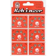 Кнопка пришивная металл «KOH-I-NOOR» №4 диаметр 12 мм 6*6 шт Арт 470.112330(1)