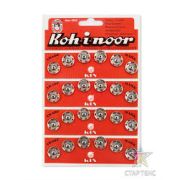 Кнопка пришивная металл «KOH-I-NOOR» №6 диаметр 15 мм 4*6 шт Арт 510.112332(1)
