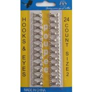 Крючок плательный Китай  24 шт Арт 60.042271