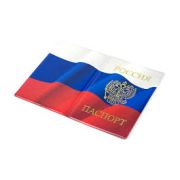 Обложка на паспорт с гербом Триколор, ПВХ  Арт 32.122360(С35)
