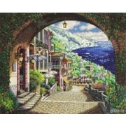 Вышивка крестом Dimennsios «Прибрежный вид»  38*30 см Арт 3800.1122