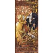Вышивка крестом Panna «Флирт» 25*56 см  Арт 1850.1122