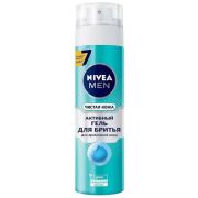 Гель для бритья Nivea Men Чистая кожа 200 мм Арт 450.112525