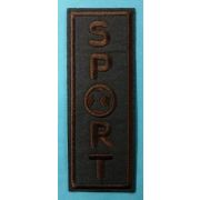 Термоаппликация Sport прям 15*5.5 см Арт 40.052260