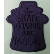 Термоаппликация, термонашивка Skateboards are magic 7*9 см Арт 32.1223