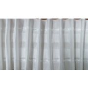 Тесьма шторная 1:2.0 67 мм белый 6120-S 100 м Арт 4450.012440(бел 1:2)