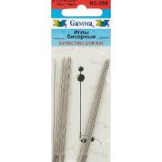 Иглы бисерные «Gamma» сталь NC-205 d 1.2 мм 10 шт Арт 155.012452(12)