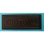 Термоаппликация, термонашивка прям Футбол 9.5*3.5 см Арт 27.052268