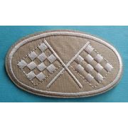 Термоаппликация, термонашивка Флаги 8.5*5.0 см Арт 27.012458(Д.З.)