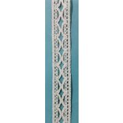 Кружево хлопковое цвет бежевый 2.0 см 13.65 м Арт 285.012450