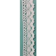 Кружево хлопковое цвет белый 3.0 см 13.65 м Арт 330.012450