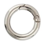 Карабин кольцо для сумок d наружный 39 мм толщина 4 мм Арт 38.042452