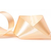 071 Лента атласная 5 см 33 метра св. кремовый Арт 350.042441(5)