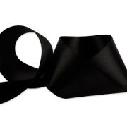 113 Лента атласная 5 см 33 метра черный Арт 350.042441(5)