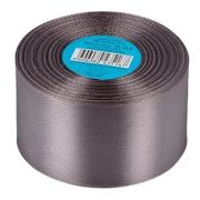 018 Лента атласная 5 см 33 метра т.серый Арт 350.042441(5)