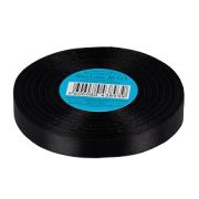 113 Лента атласная 1.2 см 33 метра черный Арт 85.042448(10)