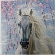 Алмазная мозаика DIY  «Лошадь» 20*20 см 19 цветов  Арт 280.042440
