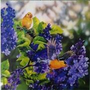 Алмазная мозаика «Птицы в цветах » 30*30 см 24 цвета  Арт 450.042440