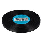 113 Лента атласная 0.6 см 33 метра черный  Арт 42.042451(20)