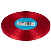 112 Лента атласная 0.6 см 33 метра т. красный  Арт 42.042451(20)