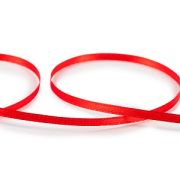 026 Лента атласная 3 мм 91.4 метра красный  Арт 120.042446(10)