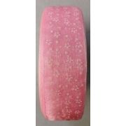 Лента капроновая розовая с рисунком 25 мм  упаковка Арт 130.112362(Сам)