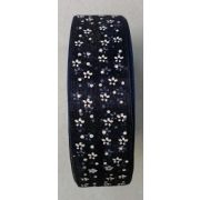 Лента капроновая синяя  с рисунком 25 мм  упаковка Арт 130.112362(Сам)