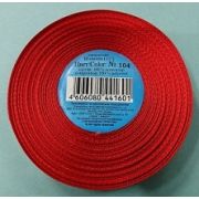 104 Лента атласная 1.2 см 33 метра т.красный Арт 95.122446(10)