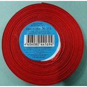 111 Лента атласная 1.2 см 33 метра красный Арт 95.122446(10)