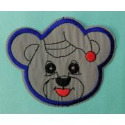 Термоаппликация, термонашивка Мишка голова 11*9 см Арт 16.102460